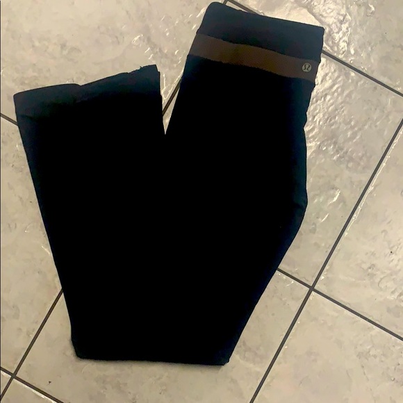 Lululemon pants reversible and brown stripe